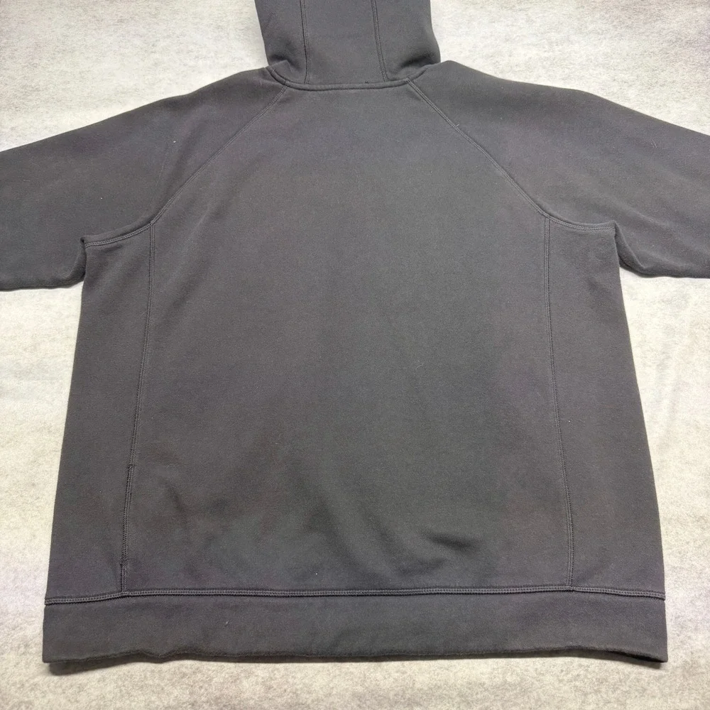 Adidas Big Logo Hoodie Sweatshirt Black XL Mens Pullover Raglan Streetwear